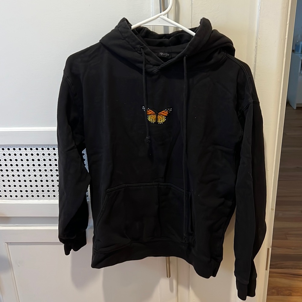 Brandy Melville Butterfly Hoodie Sweatshirt